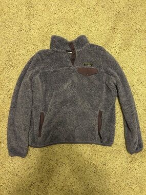 L.L. Bean purple fleece